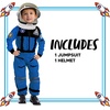 image:imageSpooktacular Creations Astronaut Costume with Helmet Space Suit for Toddler Kids Astronaut Halloween Costume for CosplayBlue jumpsuit with Helmet
