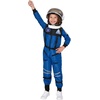 image:imageSpooktacular Creations Astronaut Costume with Helmet Space Suit for Toddler Kids Astronaut Halloween Costume for CosplayBlue jumpsuit with Helmet
