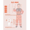 image:imageSpooktacular Creations Astronaut Costume with Helmet Space Suit for Toddler Kids Astronaut Halloween Costume for CosplayOrange jumpsuit
