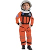 image:imageSpooktacular Creations Astronaut Costume with Helmet Space Suit for Toddler Kids Astronaut Halloween Costume for CosplayOrange jumpsuit with Helmet