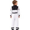 image:imageSpooktacular Creations Astronaut Costume with Helmet Space Suit for Toddler Kids Astronaut Halloween Costume for CosplayWhite jumpsuit