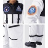 image:imageSpooktacular Creations Astronaut Costume with Helmet Space Suit for Toddler Kids Astronaut Halloween Costume for CosplayWhite jumpsuit