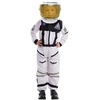 image:imageSpooktacular Creations Astronaut Costume with Helmet Space Suit for Toddler Kids Astronaut Halloween Costume for CosplayWhite jumpsuit with Helmet
