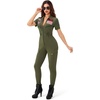 image:imageSpooktacular Creations Fighter Pilot Bodysuit Women Womens Halloween Costumes 2026 Green Pilot Air Force Costume for Cos