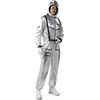 image:imageSpooktacular Creations Halloween Astronaut Costume Men Silver Space Suit Spaceman Jumpsuit