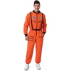 image:imageSpooktacular Creations Halloween Astronaut Costume Men Silver Space Suit Spaceman Jumpsuit Pilot Outfit for Cosplay PartiesOrange