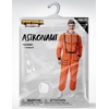 image:imageSpooktacular Creations Halloween Astronaut Costume Men Silver Space Suit Spaceman Jumpsuit Pilot Outfit for Cosplay PartiesOrange