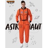 image:imageSpooktacular Creations Halloween Astronaut Costume Men Silver Space Suit Spaceman Jumpsuit Pilot Outfit for Cosplay PartiesOrange