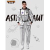 image:imageSpooktacular Creations Halloween Astronaut Costume Men Silver Space Suit Spaceman Jumpsuit Pilot Outfit for Cosplay PartiesSilver
