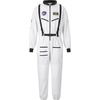 image:imageSpooktacular Creations Halloween Astronaut Costume Men Silver Space Suit Spaceman Jumpsuit Pilot Outfit for Cosplay PartiesWhite