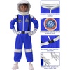 image:imageSpooktacular Creations Halloween Astronaut Costume for Kids Unisex Astronaut Outfit Toddler Pilot Jumpsuit for Themed PartyBlue