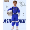 image:imageSpooktacular Creations Halloween Astronaut Costume for Kids Unisex Astronaut Outfit Toddler Pilot Jumpsuit for Themed PartyBlue