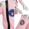 image:imageSpooktacular Creations Halloween Astronaut Costume for Kids Unisex Astronaut Outfit Toddler Pilot Jumpsuit for Themed PartyPink