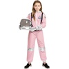 image:imageSpooktacular Creations Halloween Astronaut Costume for Kids Unisex Astronaut Outfit Toddler Pilot Jumpsuit for Themed PartyPink