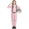 image:imageSpooktacular Creations Halloween Astronaut Costume for Kids Unisex Astronaut Outfit Toddler Pilot Jumpsuit for Themed PartyPink