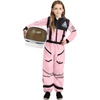 Pink jumpsuit with Helmet