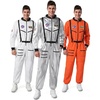 image:imageSpooktacular Creations Halloween Astronaut Costume Men Silver Space Suit Spaceman Jumpsuit Pilot Outfit for Cosplay PartiesSilver